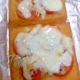 厚揚げのトマトチーズ焼き